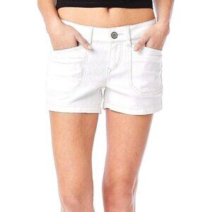 Women's White cotton Delaney Stretch 3.5" Inseam Short Pants